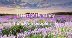Desktop Screenshot of heartforhumanity.org